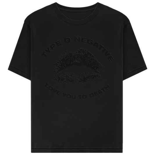 Black on Black Love You To Death T-Shirt