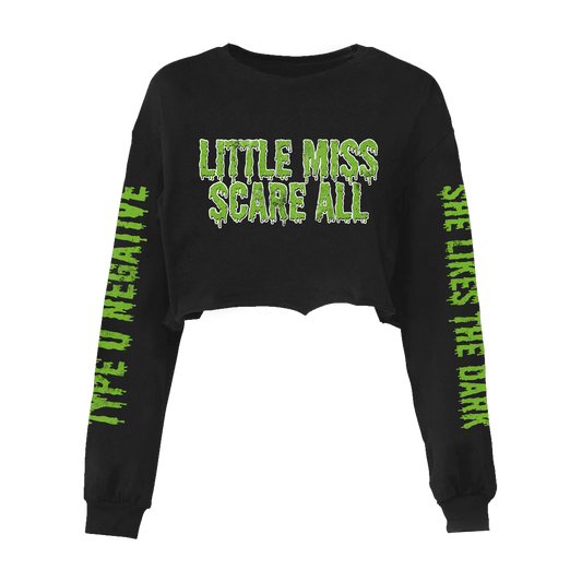 Little Miss Scare All Cropped Long Sleeve