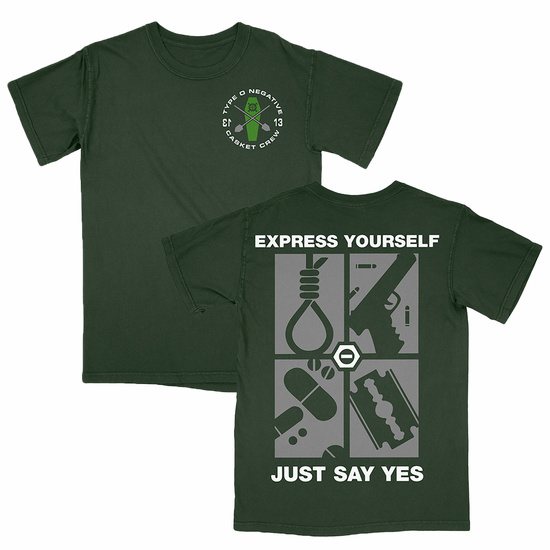 Express Yourself T-Shirt (S)  Type O Negative Official Store