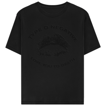 Black on Black Love You To Death T-Shirt