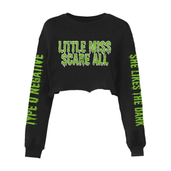 Little Miss Scare All Cropped Long Sleeve
