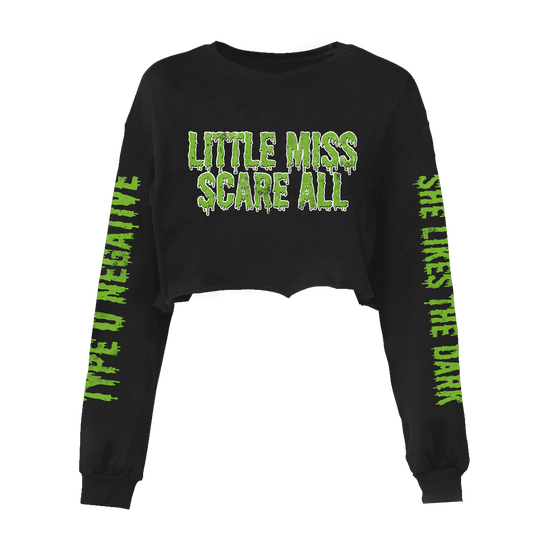 Little Miss Scare All Cropped Long Sleeve