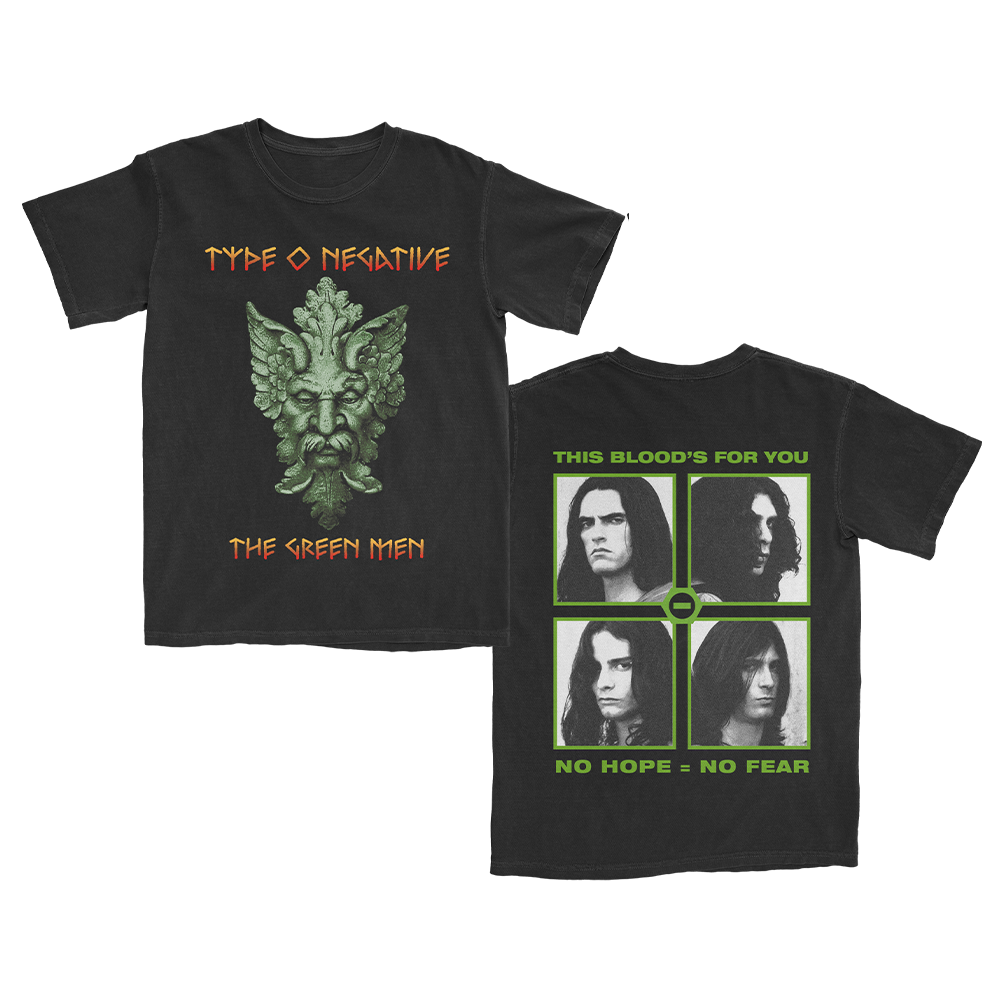 Green Men T-Shirt | Type O Negative Official Store